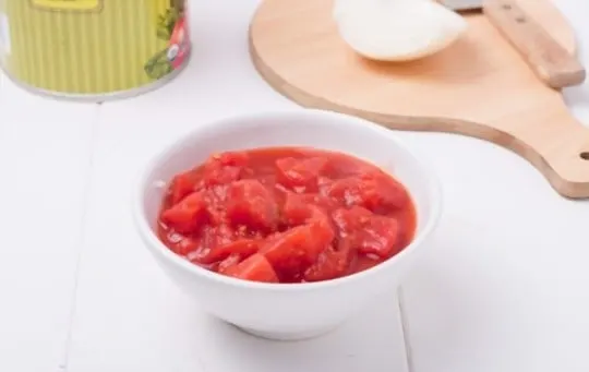 canned diced tomatoes