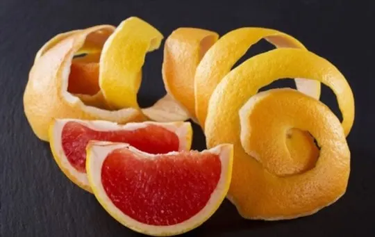 grapefruit zest