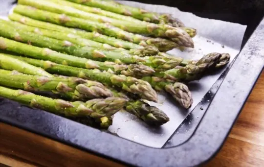 roasted asparagus with lemon and parmesan