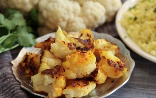 roasted cauliflower with parmesan cheese