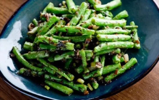 sauted green beans with garlic