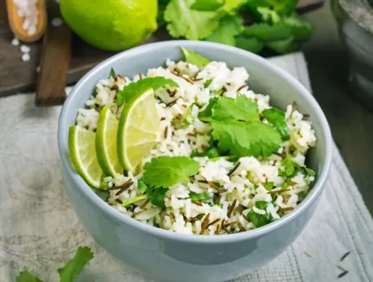 lime and coriander rice