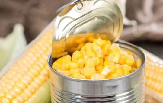 canned corns