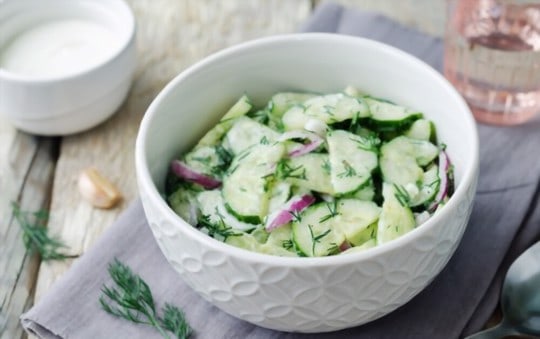 tangy cucumber salad