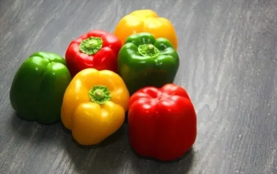 bell peppers green or red