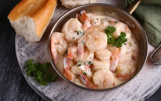 creamy garlic shrimp