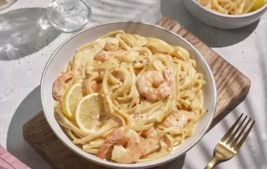 creamy shrimp pasta