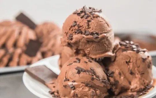 nochurn chocolate ice cream