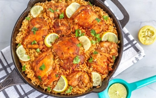 why consider serving side dishes with arroz con pollo